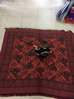 Thảm thổ cẩm trám hoa
