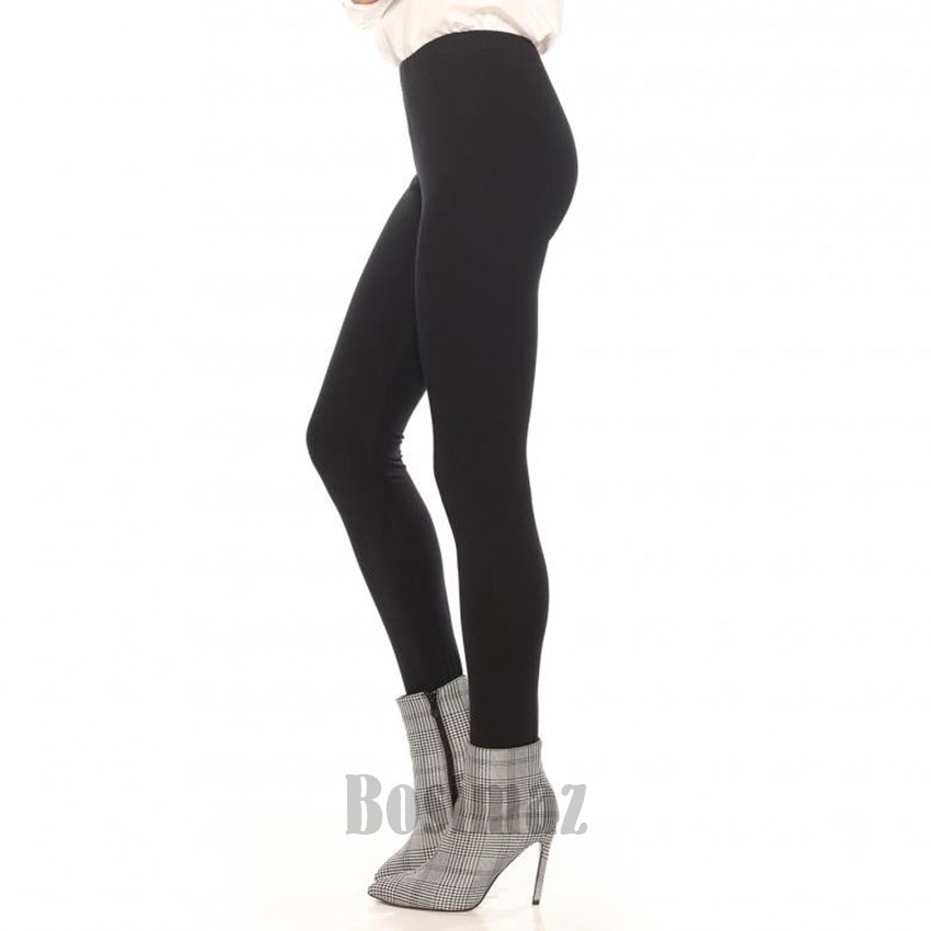 Quần Legging Nữ Bigsize Bosimaz BS011 dài không túi màu đen cao cấp, thun co giãn 4 chiều, vải đẹp dày, thoáng mát.