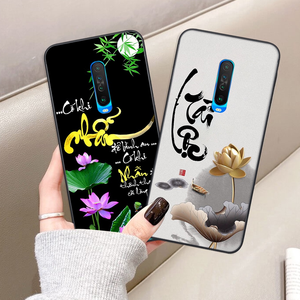 Ốp lưng Xiaomi REDMI K30 / K30 PRO in hình chữ tài chữ lộc, Cha Mẹ, bình an SIÊU ĐẸP