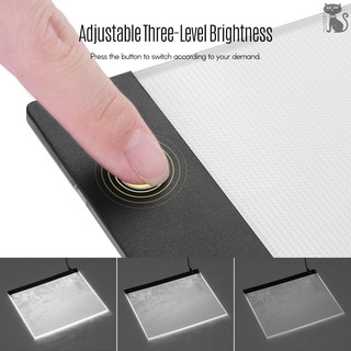 §COD  LED A3 Light Panel Graphic Tablet Light Pad Digital Tablet Copyboard with 3-level Dimmable Brightness for 
