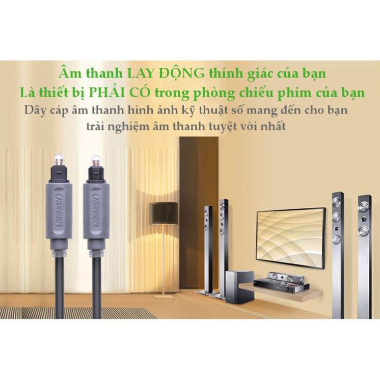 Dây cáp Audio quang dài 1m chính hãng Ugreen 10768 ✔HÀNG CHÍNH HÃNG ✔