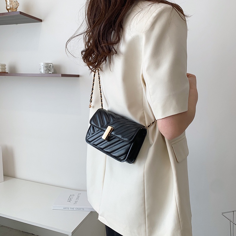 Túi Đeo Vai Hình Vuông Màu Trơn Phong Cách Hàn Quốc Thời Trang Mùa Xuân 2022 Dành Cho Nữ
