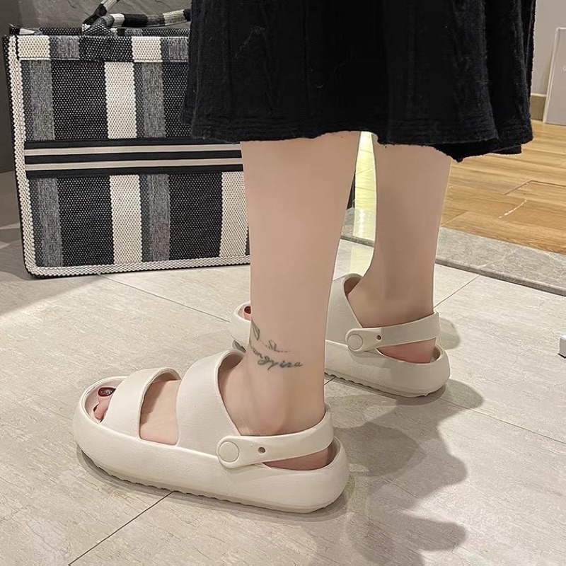 Dép EVA quai hậu đế cao chống trượt basic hợp đi biển và đi trong nhà, T121