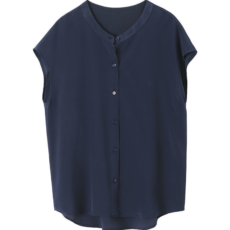 Áo thun tay ngắn cổ tròn dáng rộng cỡ lớn thời trang mùa hè cho phụ nữ trung niên