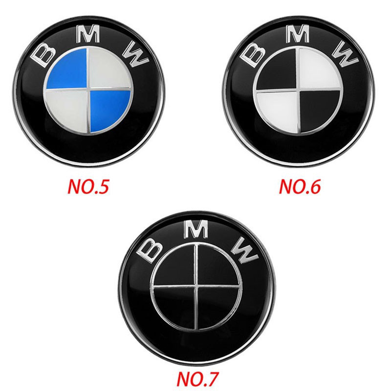 Miếng Dán Logo Cho Xe Hơi Bmw X1 X3 X5 X6 1 3 5 7 Series 45mm