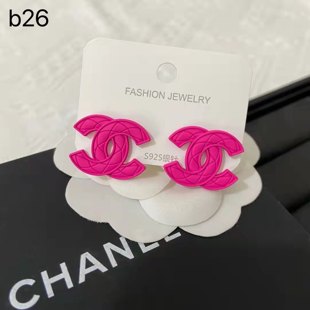(Mua 2 cái nhận 20% ưu đãi)Bông Tai Mạ Bạc 925 Kiểu Dáng Đơn Giản Hợp Thời Trang Cho Nữ