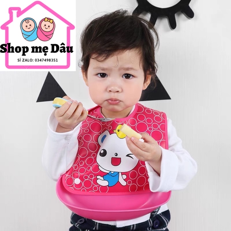 Yếm máng tháo rời đựng túi zip