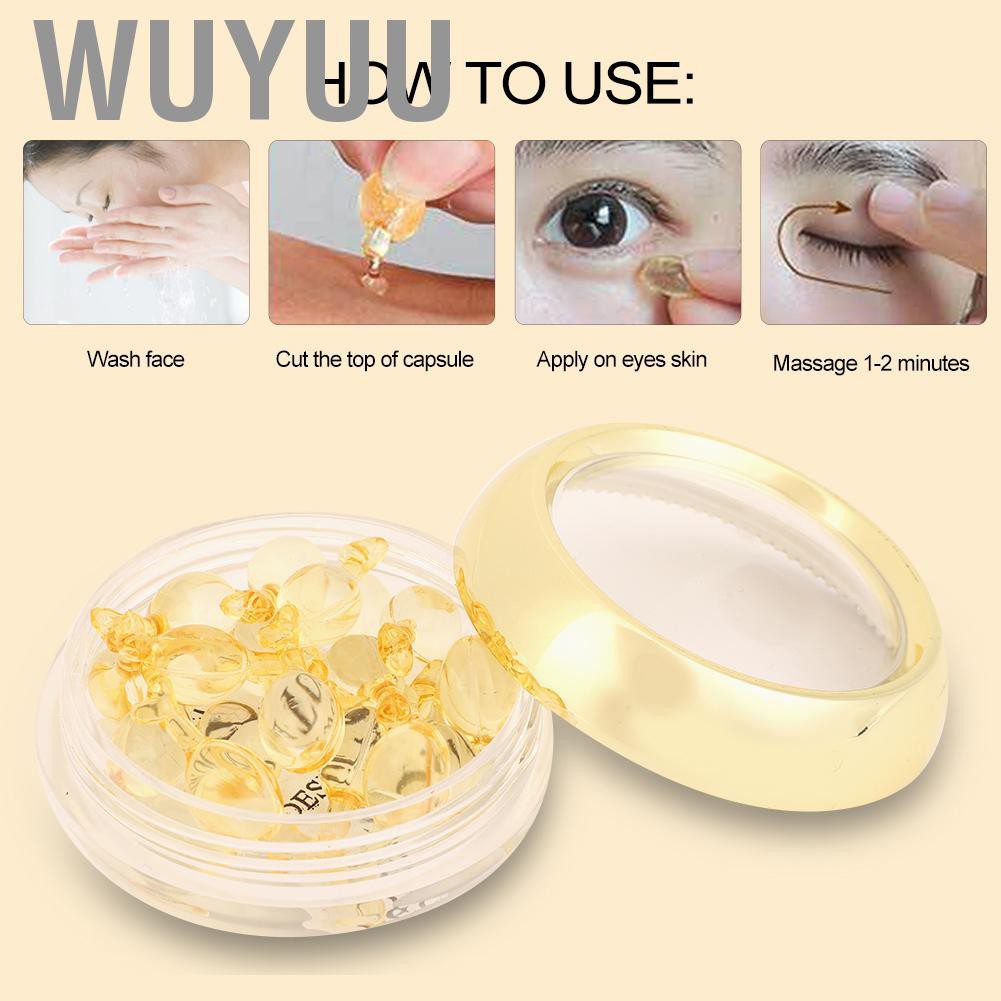 (Hàng Mới Về) Kem Dưỡng Da Mắt Dạng Viên Nang Wuyuu Dưỡng Ẩm Loại Bỏ Bọng Mắt Làm Săn Chắc Da | BigBuy360 - bigbuy360.vn