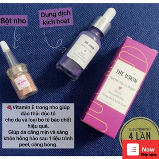 [Peel Nho Hữu Cơ Organic] se khít lcl, căng bóng da 200ml