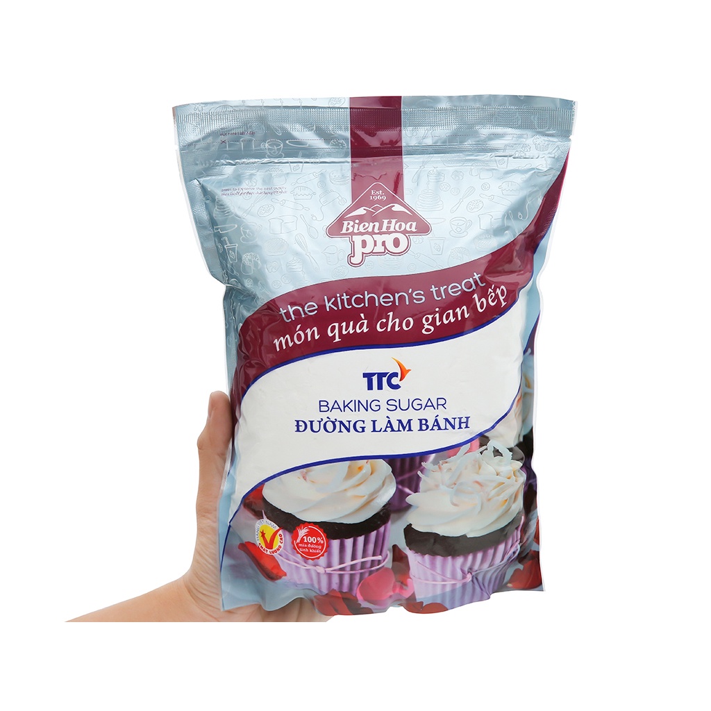 Đường làm bánh Biên Hòa Pro gói 1kg