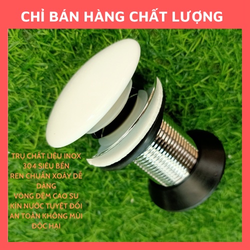 [HÀNG LOẠI 1]Xiphong chậu lavabo nắp sứ thoát nước nhanh, chống hôi tuyệt đối