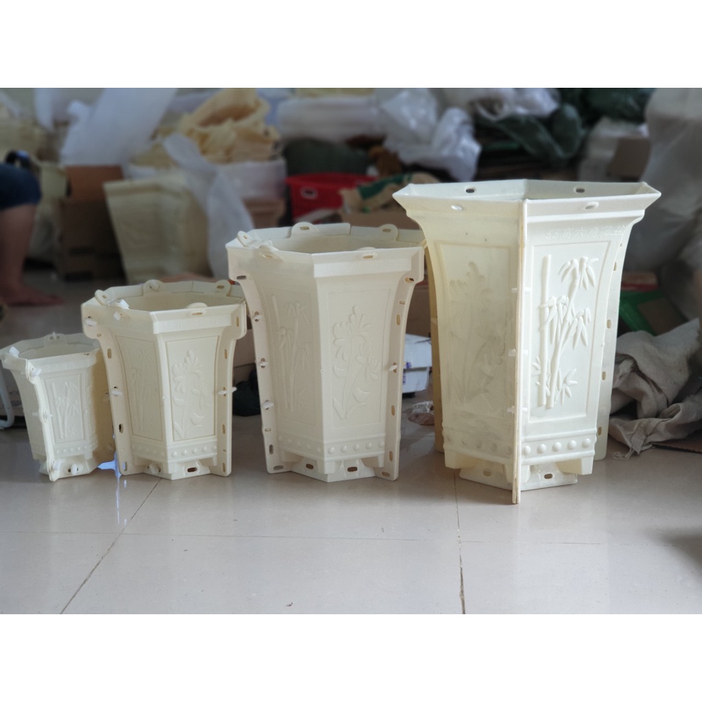 Khuôn đúc chậu lục giác ống 22