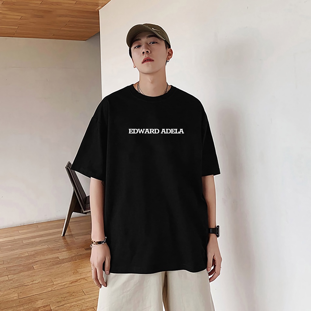 Ngxo /Áo thun tay lỡ Edward Adela form Unisex. Áo phông tay lỡ chất liệu cotton cao cấp local brand EDT112EDE!