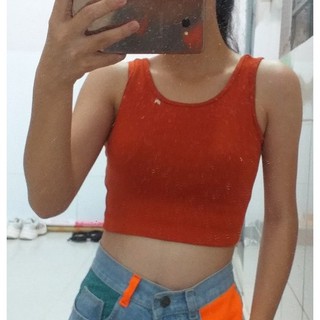 Áo Thun Croptop Ba Lỗ BASIC Thể Thao, Năng Động
