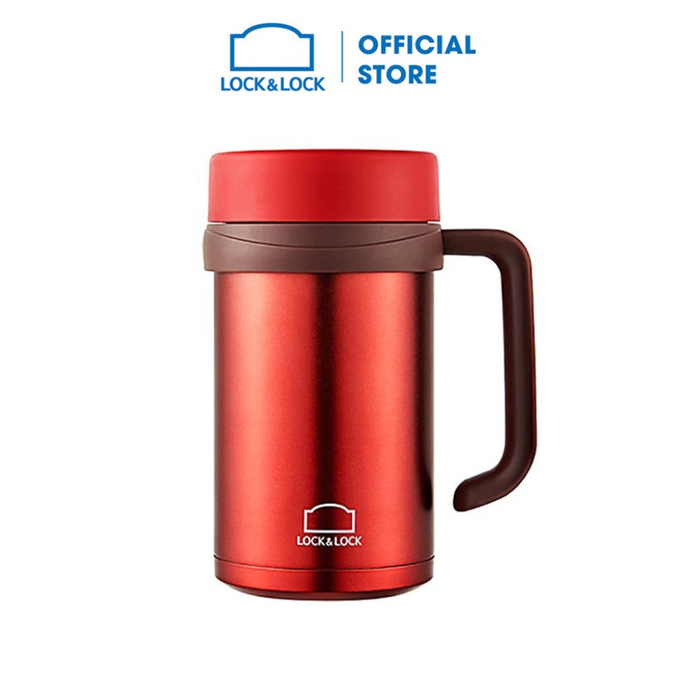 [HÀNG CHÍNH HÃNG] Bình giữ nhiệt Lock&Lock New Basic Table 500ml LHC4026 - màu đỏ