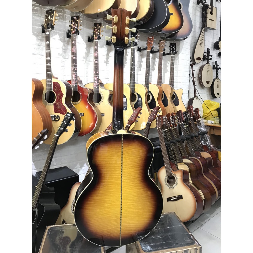 [Tặng kèm phụ kiện] Đàn guitar acoustic Gibson dáng jumbo