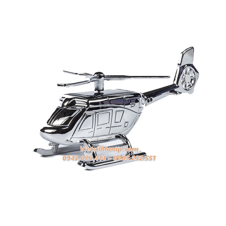 SÁP THƠM Ô TÔ HÌNH TRỰC THĂNG-màu bạc-GH1