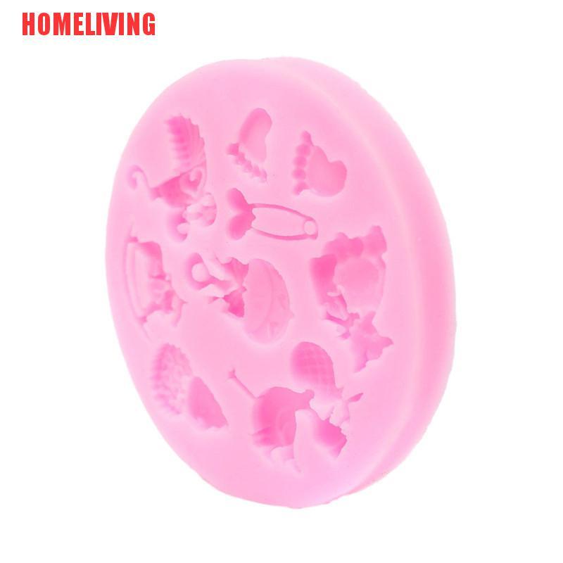 Khuôn Silicone Làm Bánh / Sô Cô La / Xà Phòng Em Bé