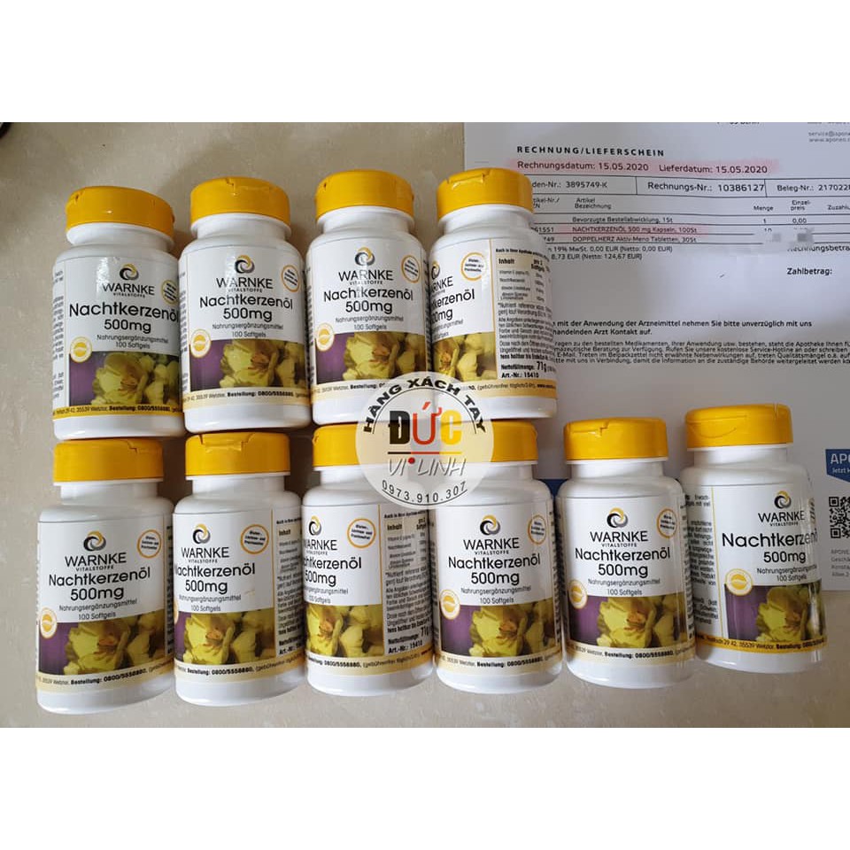 (Có Bill) Tinh Dầu Hoa Anh Thảo WARNKE NACHTKERZENOL (hàng Đức) | BigBuy360 - bigbuy360.vn