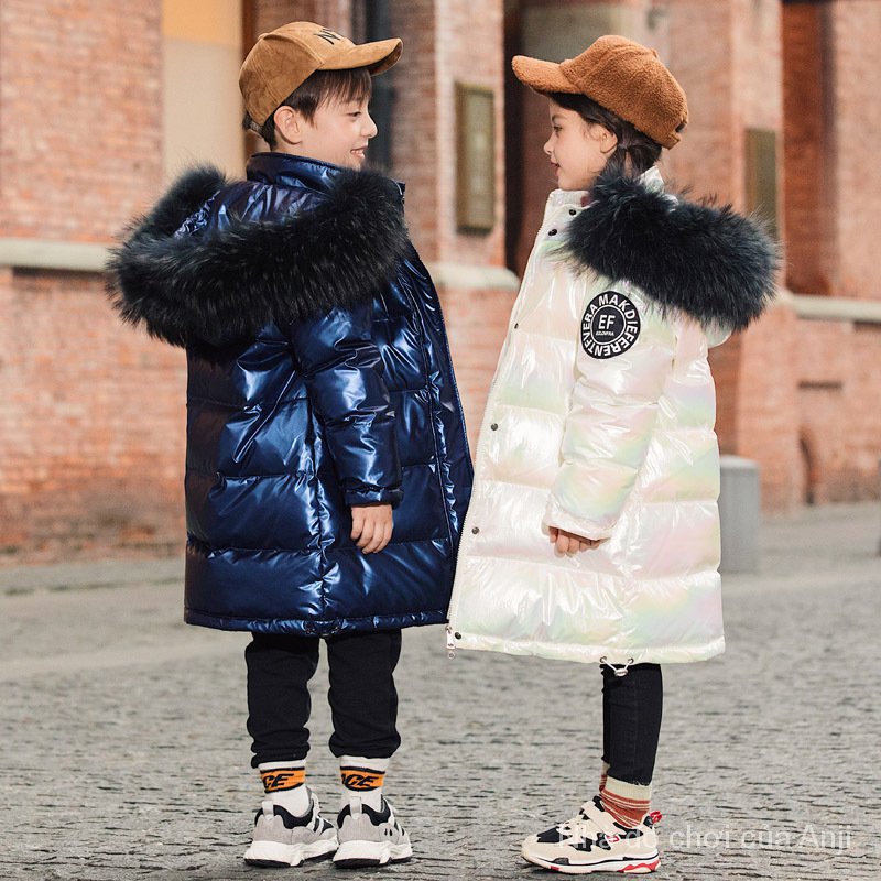 Children Girls Coat Long Winter Thick Coat