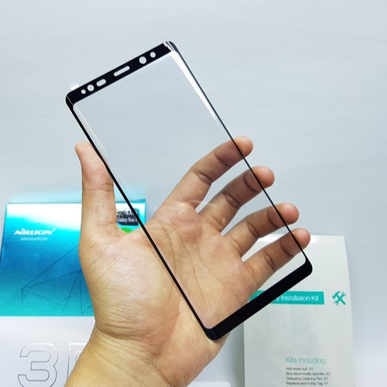 Dán cường lực Full màn hình Samsung Note 8 chính hãng Nillkin CP+ max