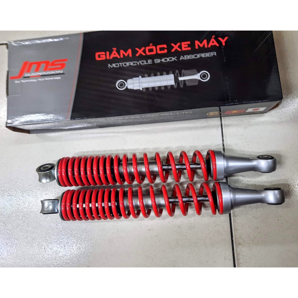 Giảm xóc  sau chính hãng JMS dùng cho Wave Blade / WRX/ Alpha mới/ Future 125 mập