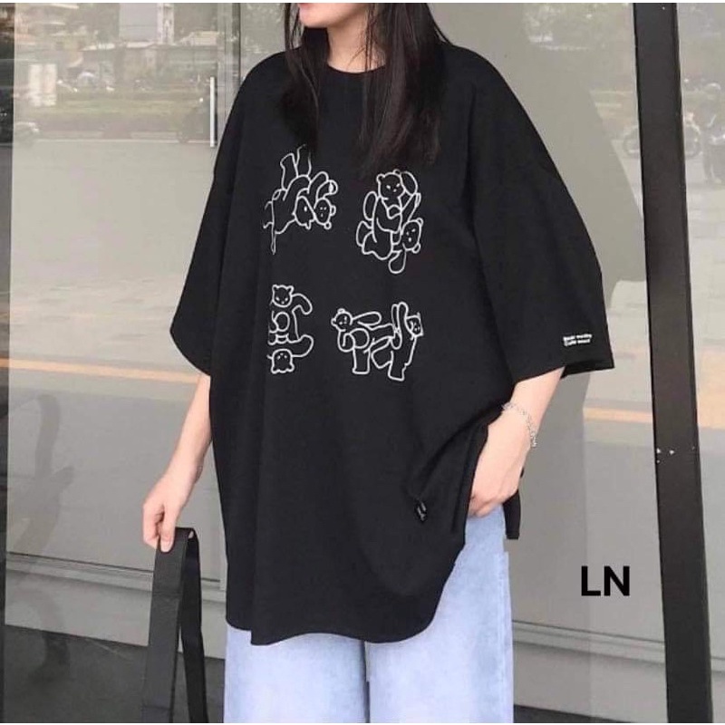 Áo phông gấu đánh nhau DA6