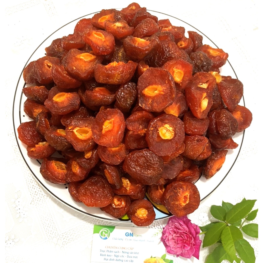 Mứt Anh Đào Táo Chẻ Sấy Dẻo Chua Ngọt Ăn Là Thích - Túi 500g/1kg