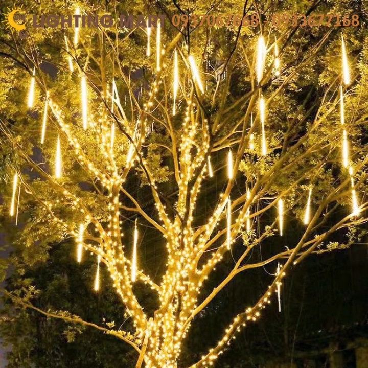 Đèn sao băng 8 thanh 5 tấc trang trí ngoài trời - đèn led trang trí ngày lễ tết, sân vườn, quán cafe
