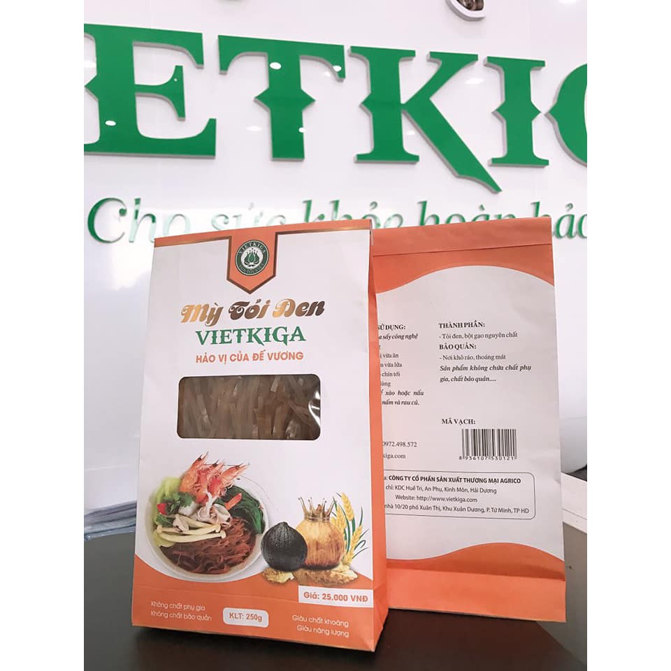 MÌ TỎI ĐEN VIETKIGA 250G