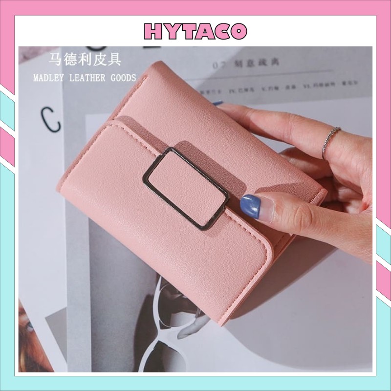 Ví nữ mini ngắn nhỏ gọn cute dễ thương bỏ túi da mỏng thời trang đẹp giá rẻ hytaco VN12