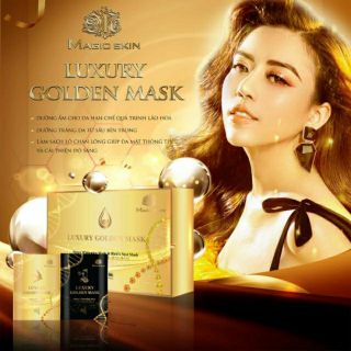 MẶT NẠ CẤY TRẮNG THẢI ĐỘC CHỐNG LÃO HÓA LUXURY GOLDEN MASK