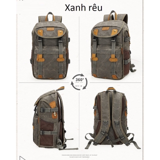 Balo máy ảnh cao cấp Canvas.