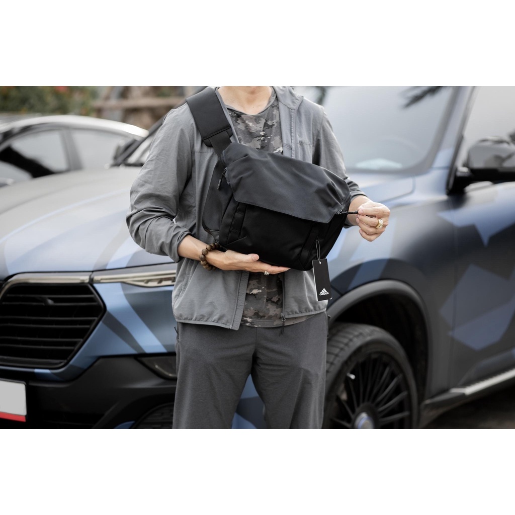 Túi đeo chéo nam nữ xuất xịn, túi đựng laptop 13 inch kích thước 25x35cm