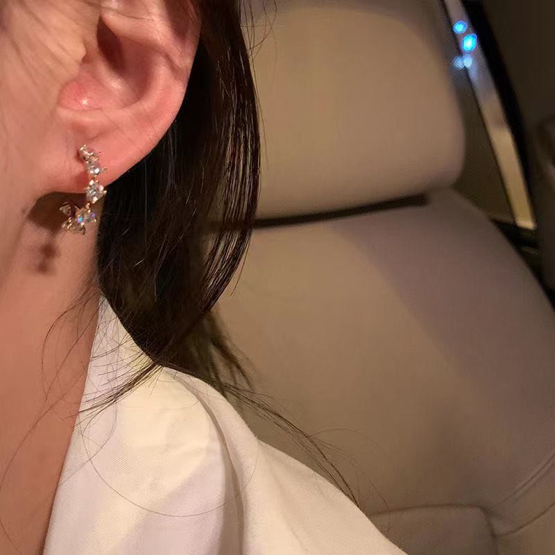 Bông tai tròn xinh xắn khuyên tròn đi tiệc nữ Hàn quốc mẫu mới BT57