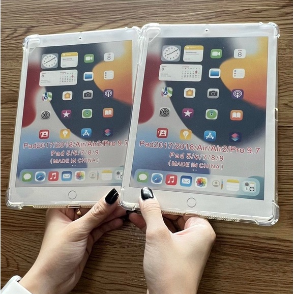 Ốp iPad máy tính bảng chống sốc siêu dẻo, ôm khít vừa thân máy bảo vệ toàn diện camera Mini 1/2/3/4/5/6 -> Pro 11inch.