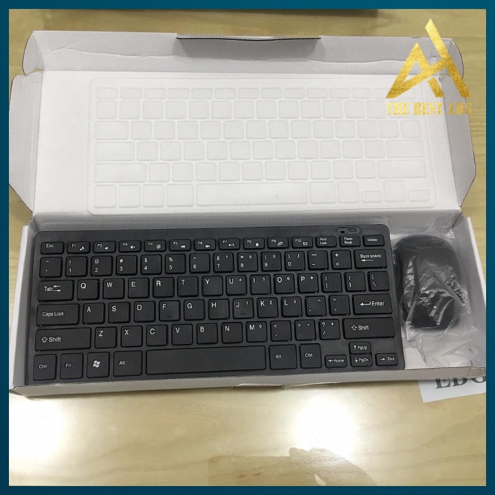 Bộ Bàn Phím Và Chuột Không Dây Lớn Keyboard Mouse Wireless Máy Tính PC Laptop Bluetooth