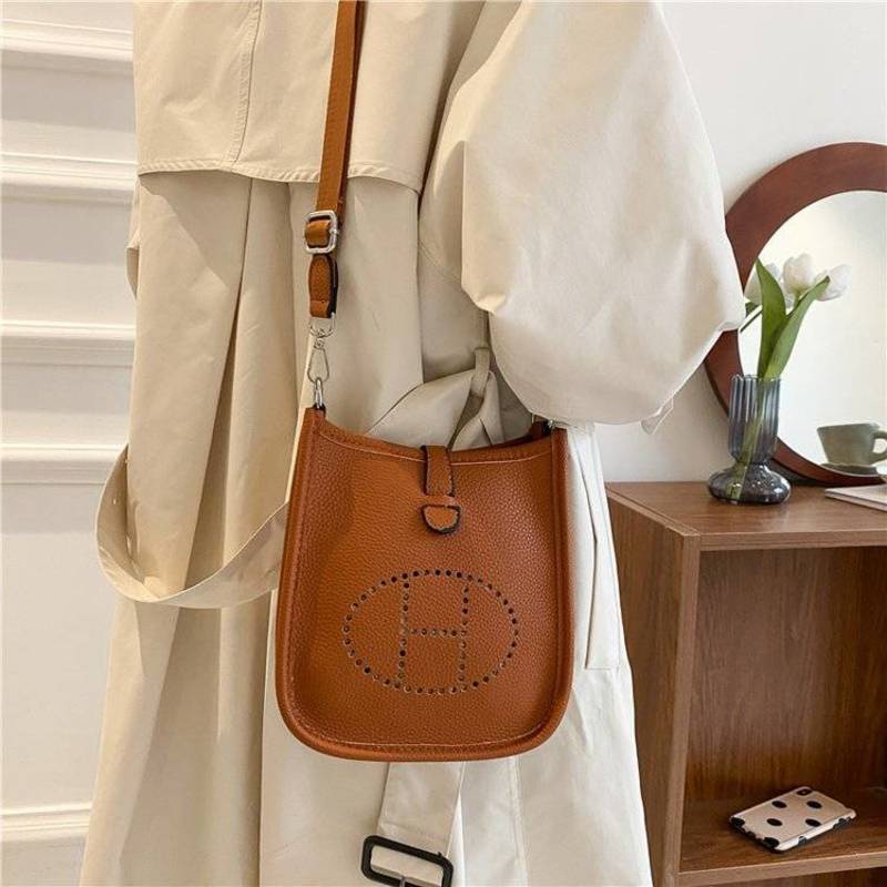 Túi Đeo Vai Da PU Dáng Vuông Nhỏ Có Khóa Kéo Thời Trang Cao Cấp Cho Nữ