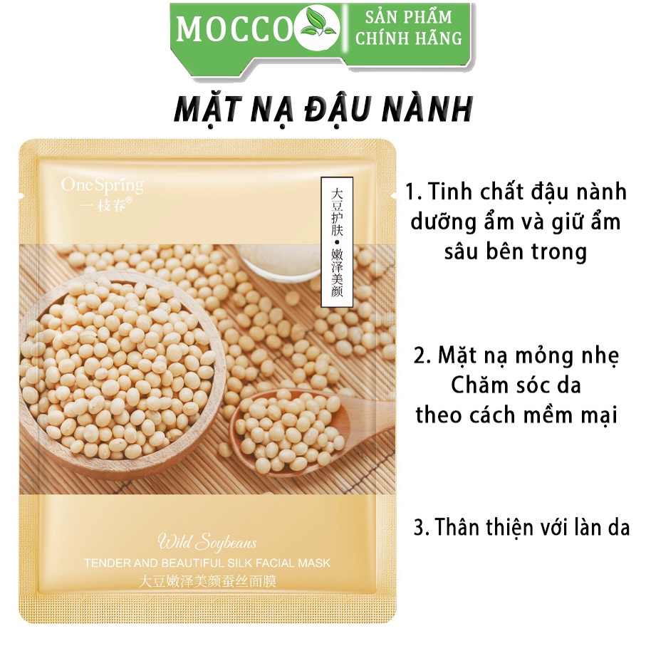 Mặt nạ trắng da dưỡng ẩm cấp ẩm mờ thâm giảm mụn kiềm dầu mask nội địa cao cấp ngũ cốc nội địa trung MOCCO OSMN001