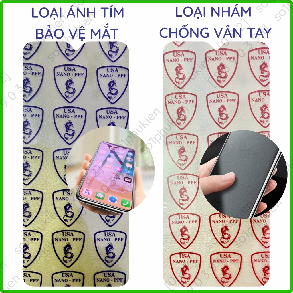Dán cường lực Nokia 2.4 / Nokia 2.3 dẻo nano trong suốt, nhám chống vân tay , bảo vệ mắt chuẩn cường lực 9H+