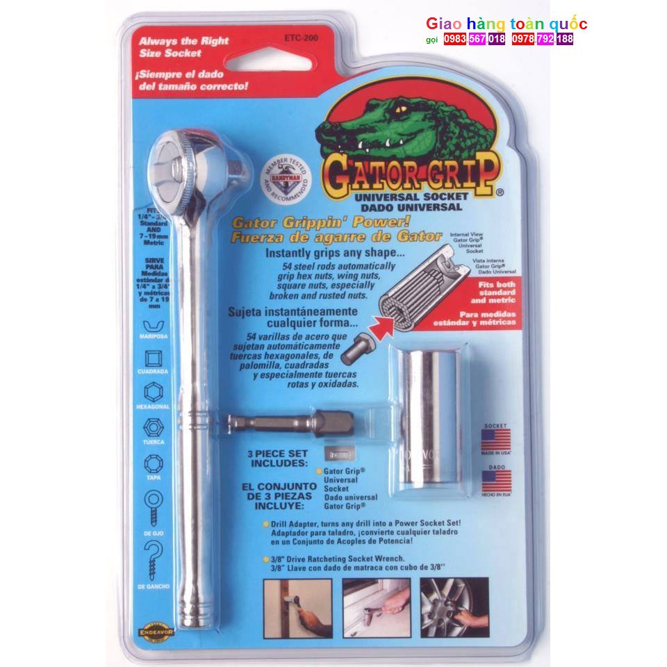 Tuýp vặn đa năng  vặn ốc Gator Grip