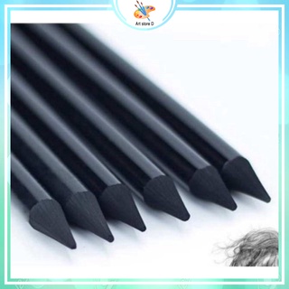 Bút chì than dùng để vẽ chân dung,kí họa, vẽ tranh chì, màu sắc, không bị gãy, ko bị sạn