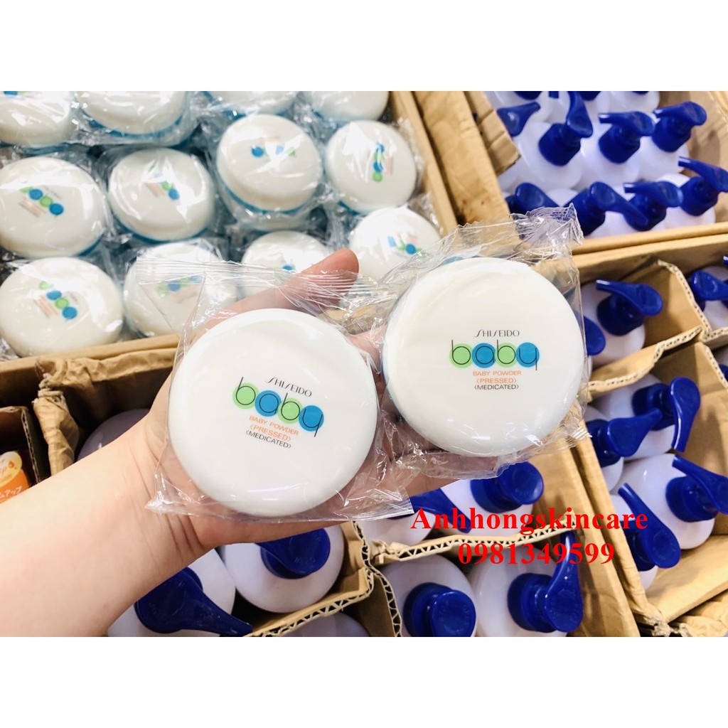 Phấn rôm nén Shiseido Baby Powder