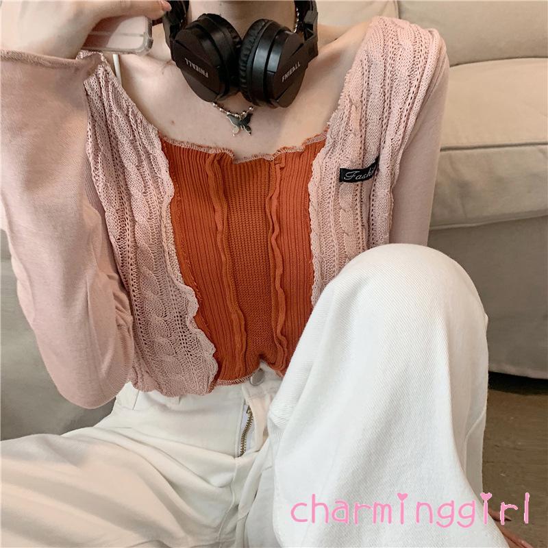 Áo Thun Lửng Tay Dài Thời Trang Dành Cho Nữ