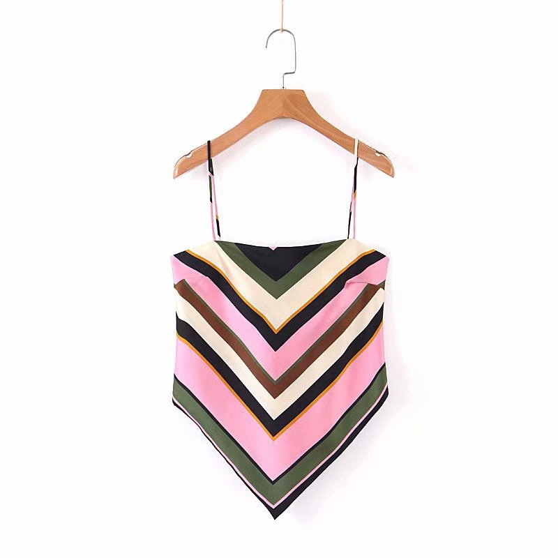 Áo Nữ Không Tay Họa Tiết Sọc Phong Cách Âu Mỹ Thời Trang Cá Tính | BigBuy360 - bigbuy360.vn