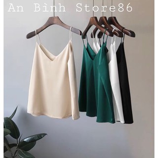 Bán sỉ - áo 2 dây lụa satin siêu đẹp