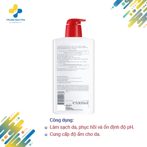 Sữa tắm cho da nhạy cảm Eucerin pH5 Washlotion 1000ml