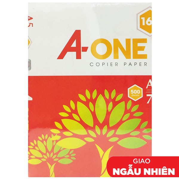 Giấy Photo Paper One A5 70gsm (500 Tờ) (Mẫu Bao Bì Giao Ngẫu Nhiên)