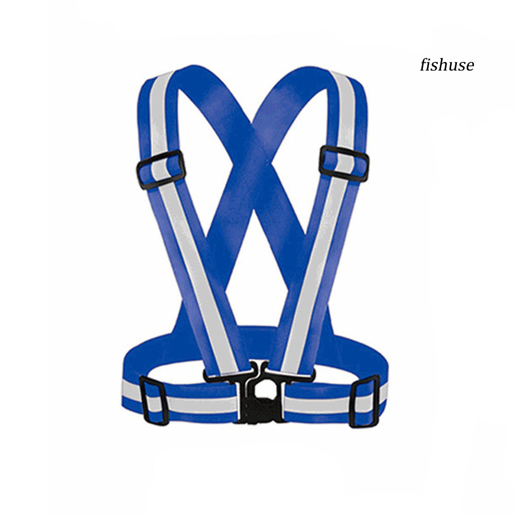 Áo Khoác Phản Quang An Toàn Có Dây Đeo Co Giãn Điều Chỉnh Được Độ Dài An Toàn