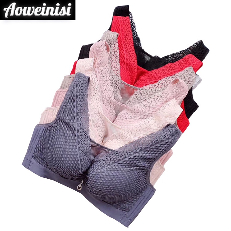 Áo lót nâng ngực Aoweinisi không gọng phối ren phong cách thời trang quyến rũ